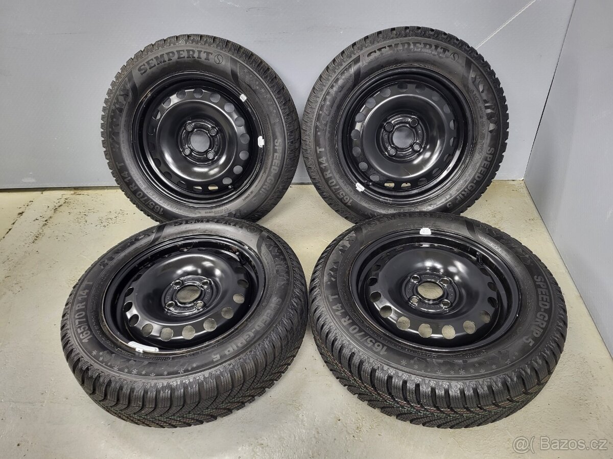 Originál 14" VW UP Škoda Citigo 4x100 NOVÉ ZIMNÍ PNEU