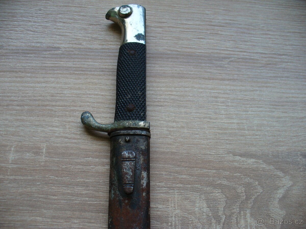 Nemecky-valecny vychazkovy bajonet-Carl Eickhorn na 98k.