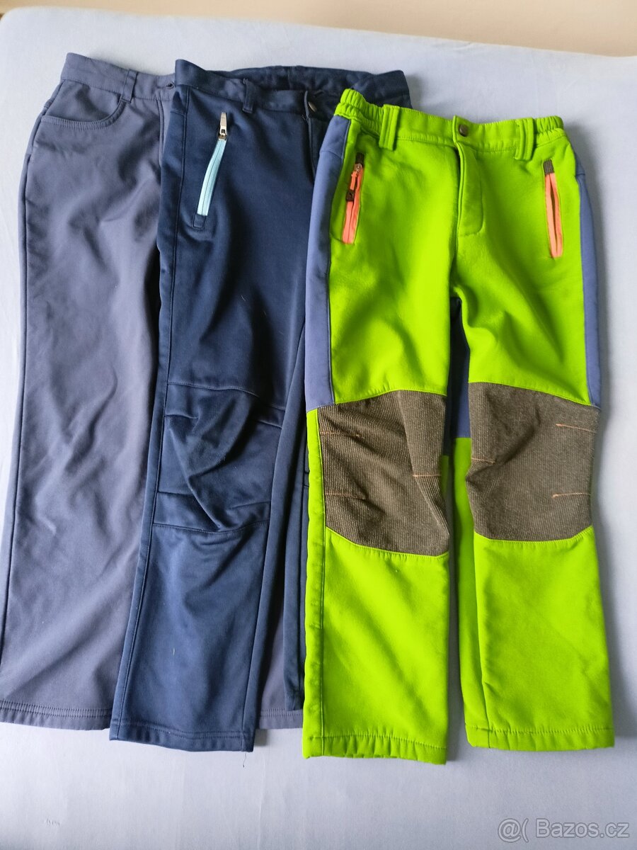 Dětské zateplené kalhoty vel. 134/140