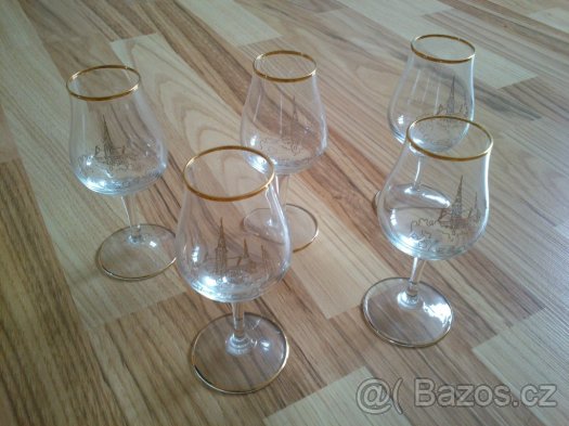 Skleničky šampusky Polešovice.