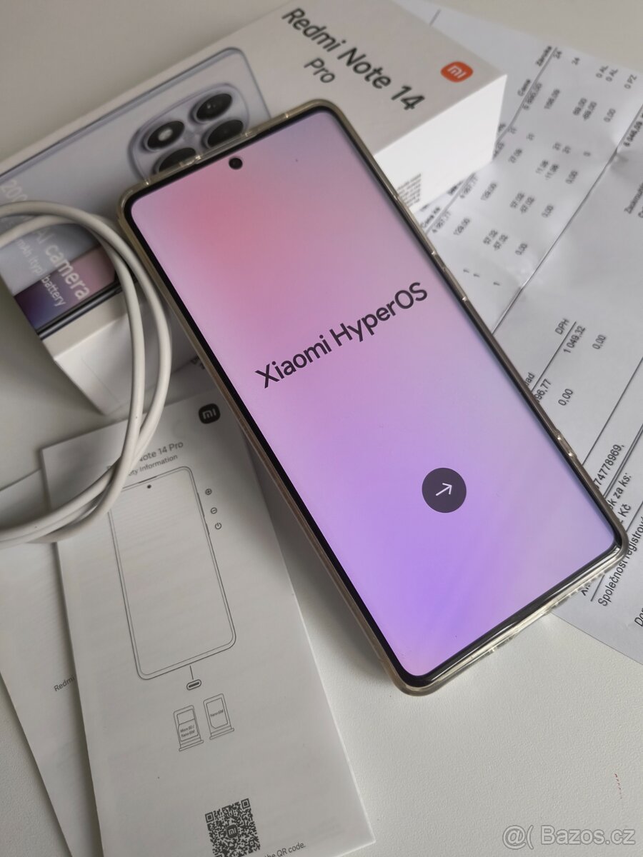 Nabízím nový mobilní telefon Xiaomi Redmi Note 14 Pro 8GB/25