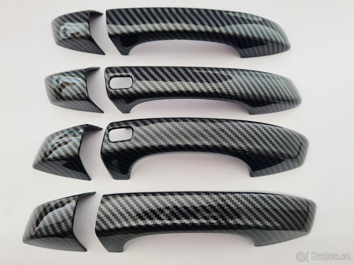 KARBONOVÉ klučky krytky klučiek pre ŠKODA VOLKSWAGEN