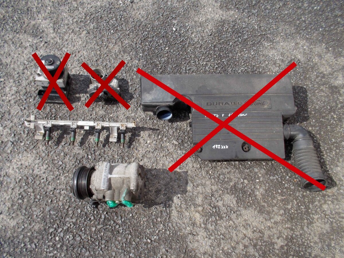 Díly z motoru Fiesta V, Fusion 1.4 16v 59kw