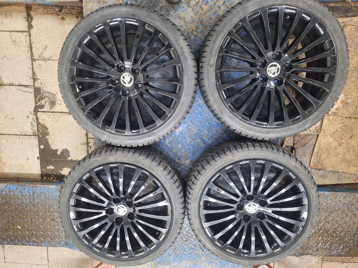 Prodám origo alu kola škoda superb II Sirius 5x112 r18