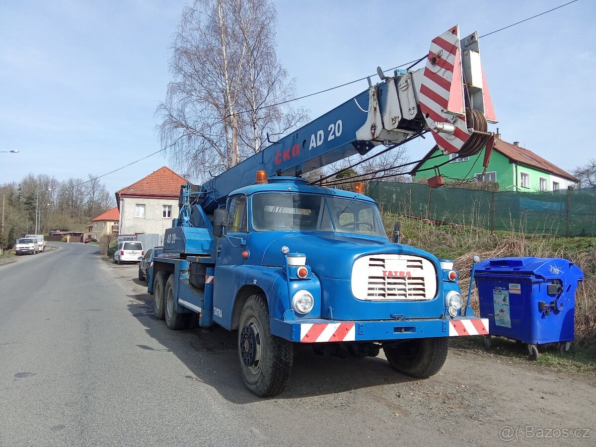 Autojeřáb Tatra 148