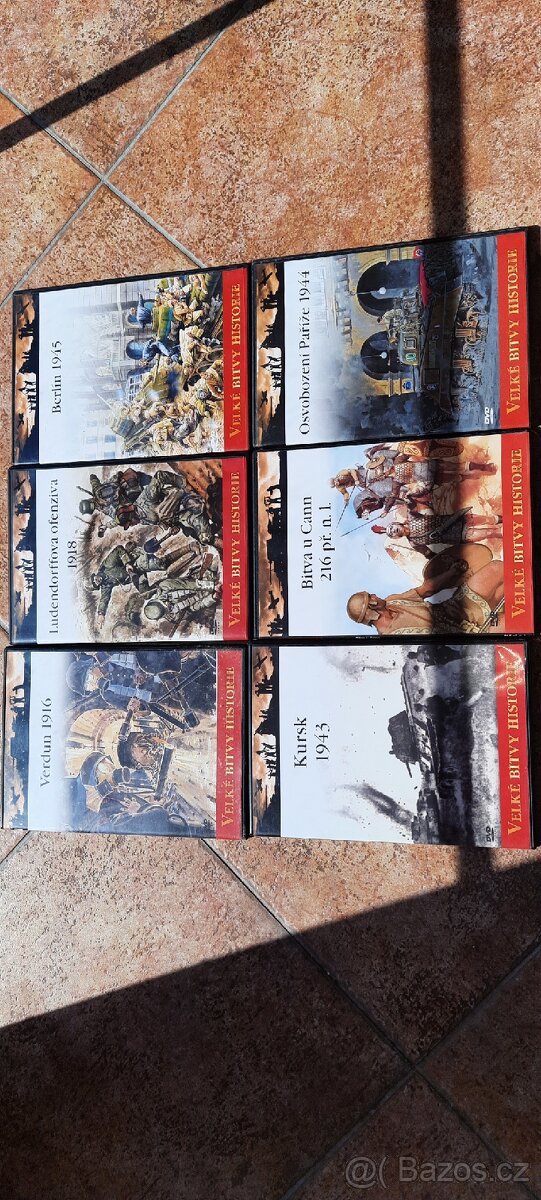 Sada DVD Velké bitvy historie