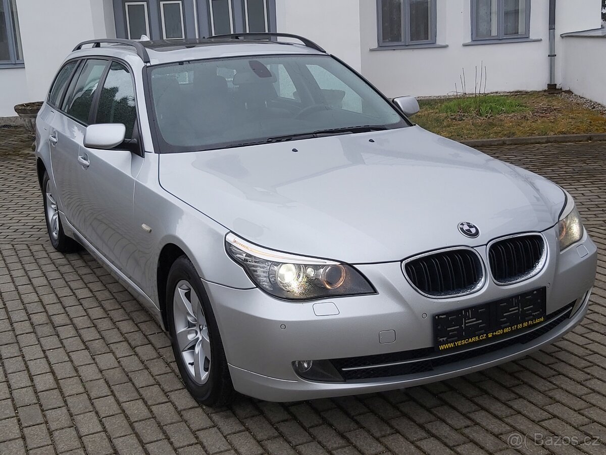 BMW 525i, 2007, jen 193.000 km, manuál