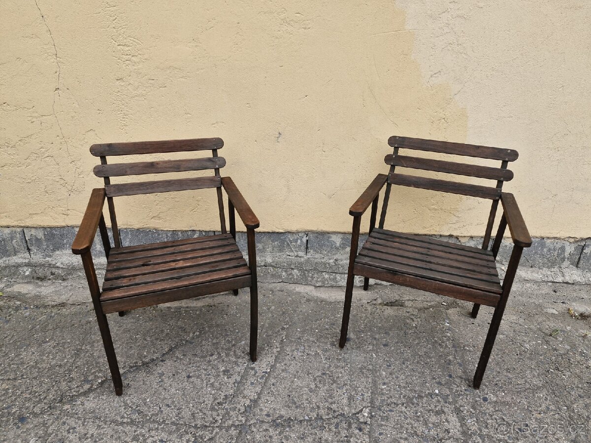 IKEA venkovní dřevěná židle