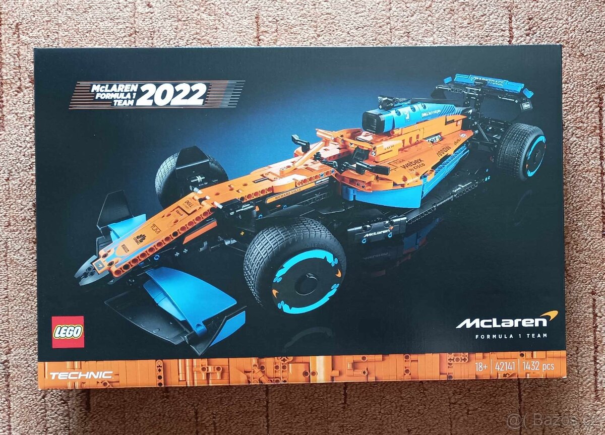LEGO 42141 F-1 McLaren, délka 65 cm
