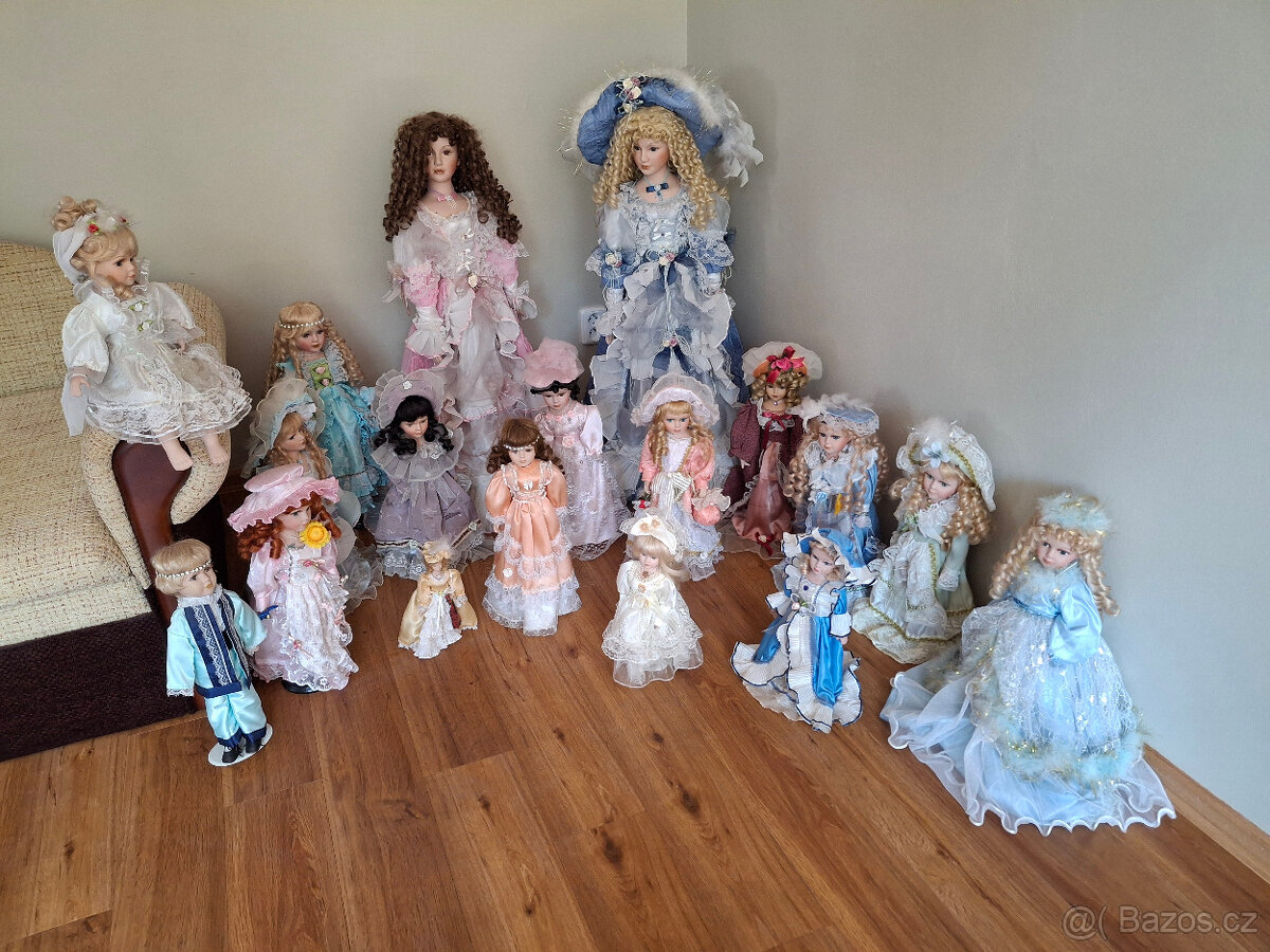 SBÍRKA PORCELÁNOVÝCH PANENEK