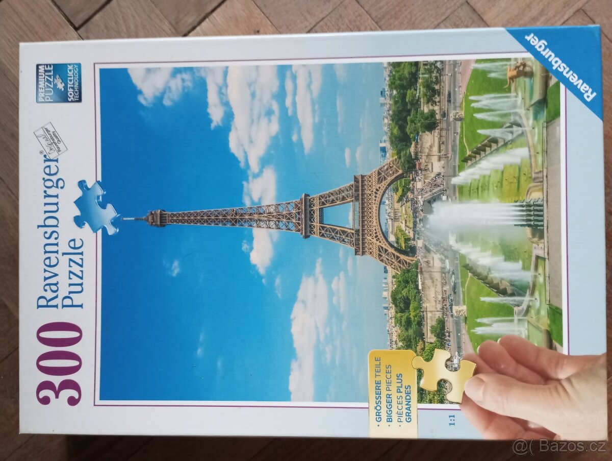 Velké puzzle Eiffelova věž