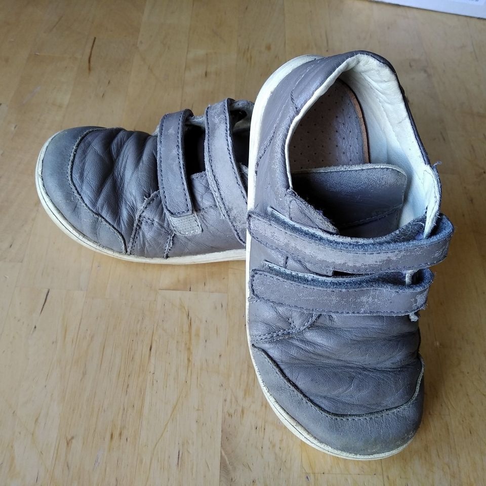 Kožené celoroční barefoot boty Baby Bare 28