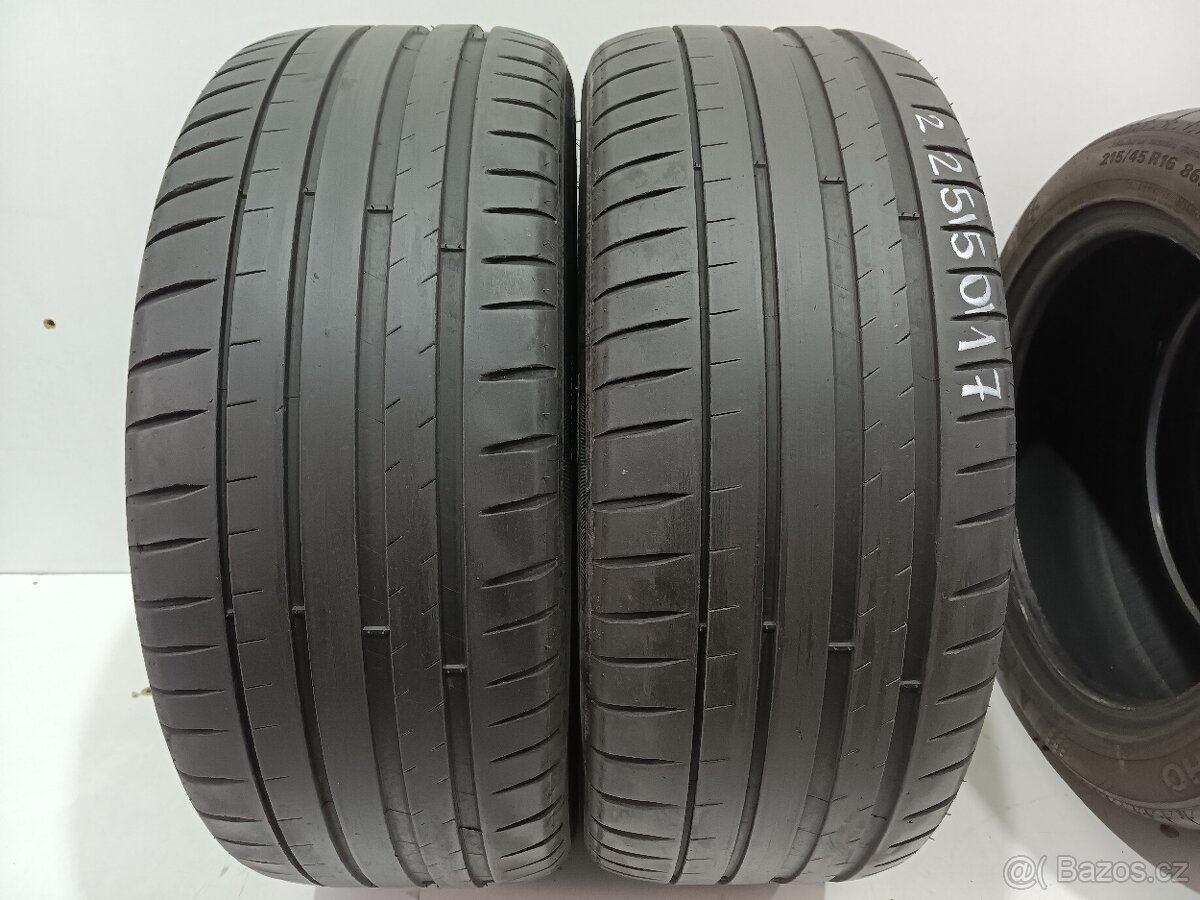 2ks letní pneu 225/50/17/Michelin