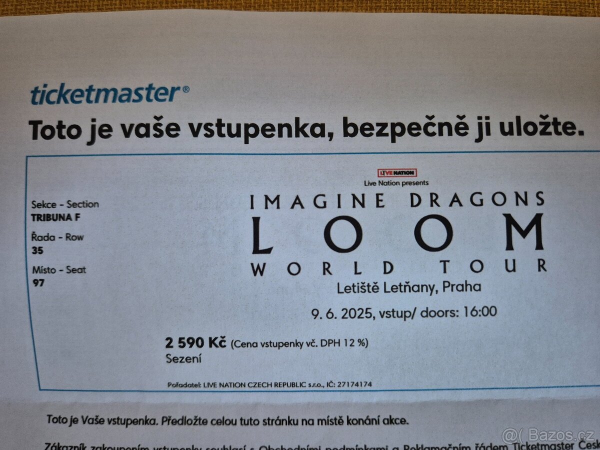 IMAGINE DRAGONS: LOOM World Tour