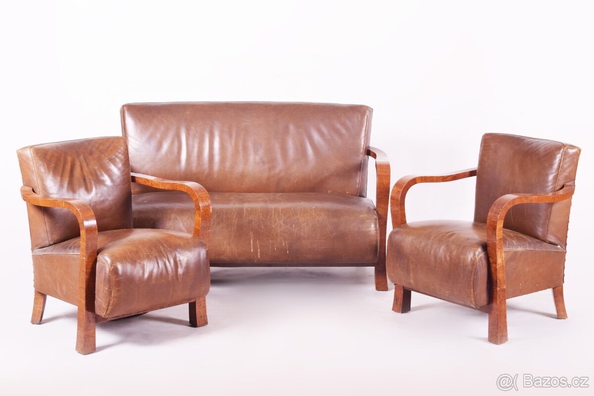 Sedací souprava - sofa + 2křesla -č. 1907