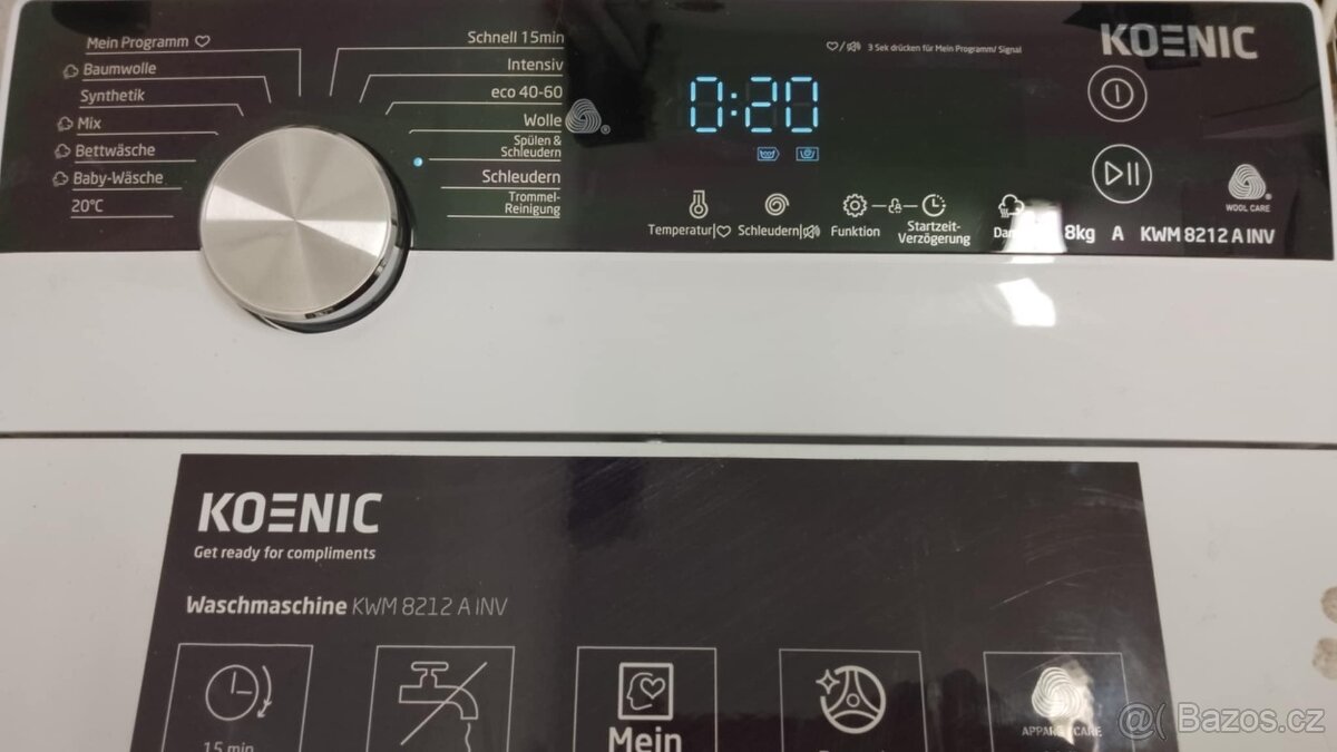 Pračka Koenic parní
