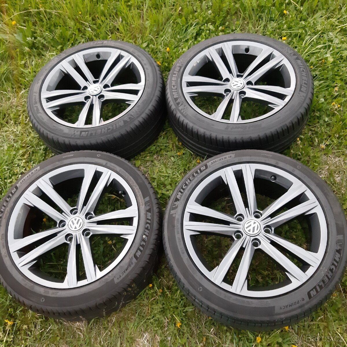 Antracitové Alu kola R18 Škoda Superb3 VW Tiguan Sharan