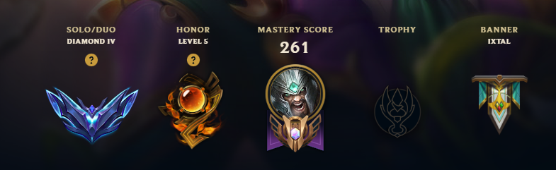 League of legends diamond 4 účet