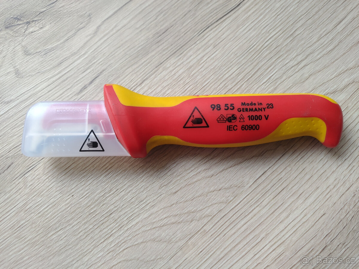 Prodám elektrikářský nůž Knipex s kluznou patkou izolovaný