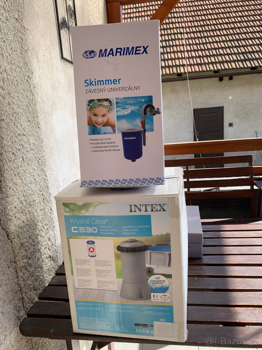 Kartušová filtrace a skimmer