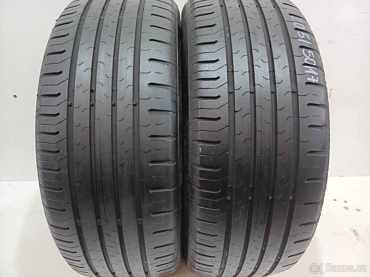 2ks letní pneu 205/50/17 Continental
