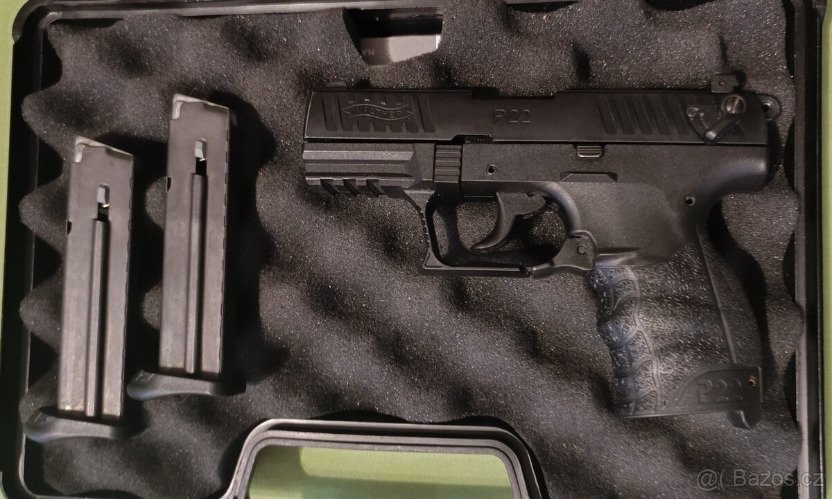 Walther P22Q BLK PLYNOVKA