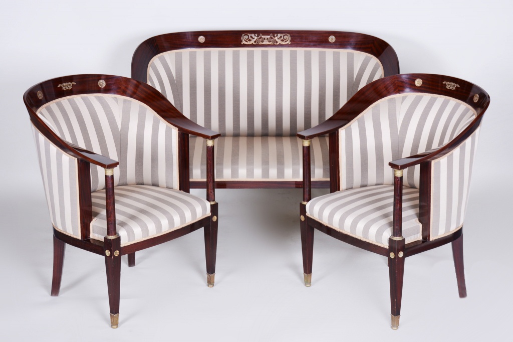 Sedací souprava - sofa + pár křesel - 928