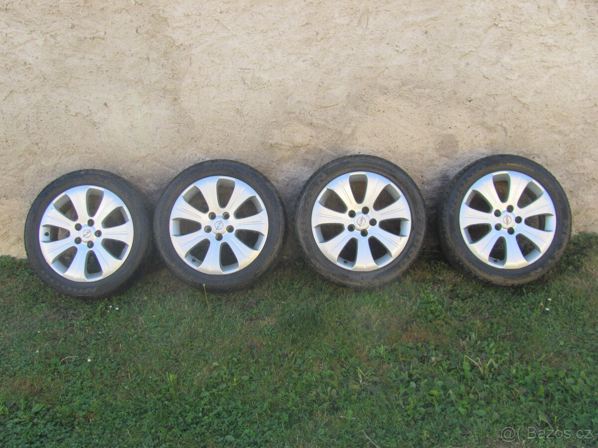 LETNÍ ALU OPEL 17" - 5x110mm - 215/50/R17 - 5mm