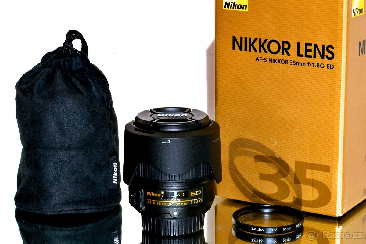 Nikon AF-S 35mm f/1,8 G ED FX NEPOUŽITÝ dědictví