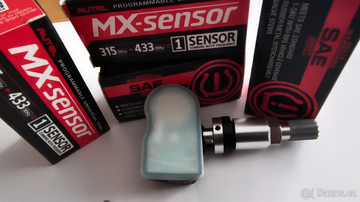 TPMS SENZORY TLAKU V PNEU UNI pro 99% vozů - NOVÉ