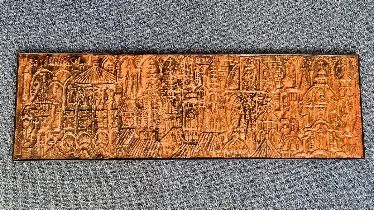 Emanuel Litoš - Praha - tepaná měď