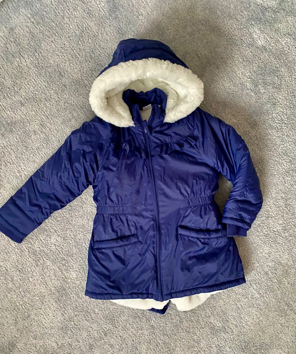 Dívčí teplá parka 116/122