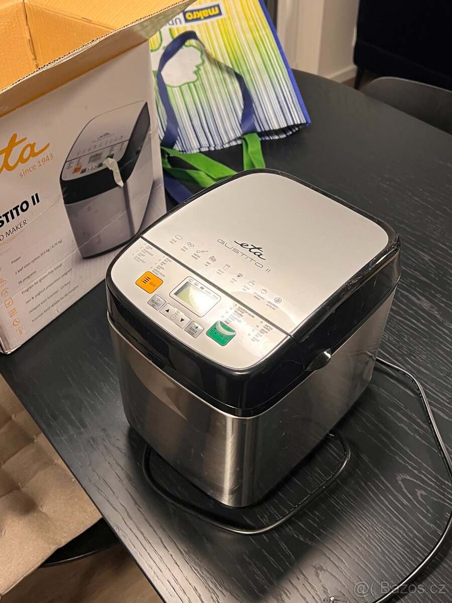 Domácí pekárna ETA Gustito II 9149 90000 černá/nerez