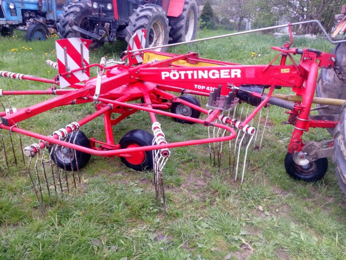 Nahrabovač, shrnovač sena a píce POTTINGER