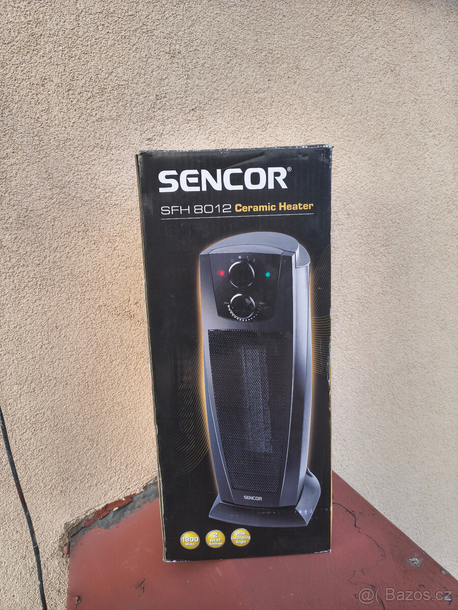 eletrické keramické topení sencor nepoužívané