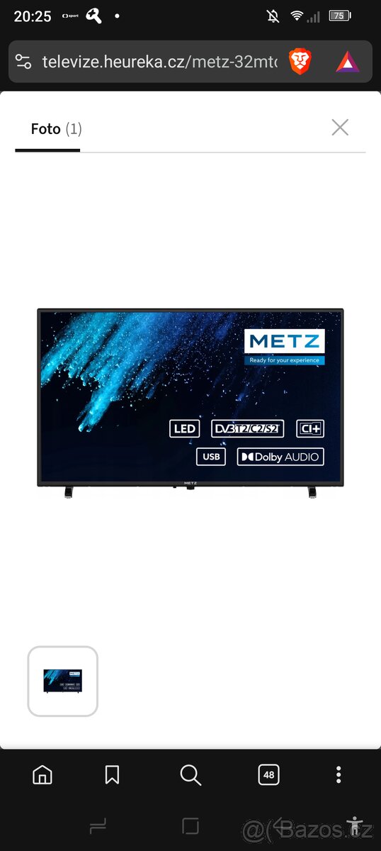 Led TV 81cm METZ