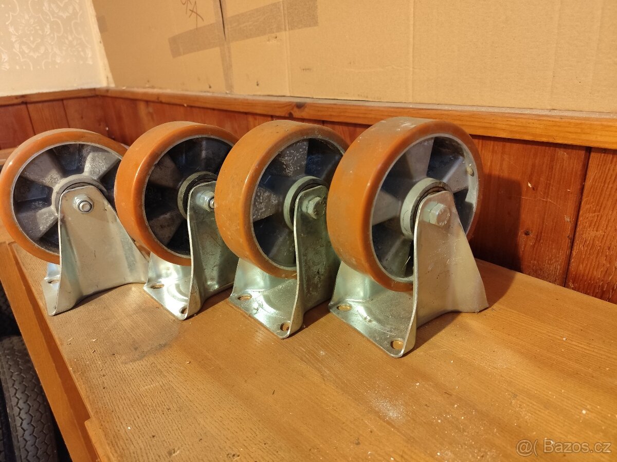 Transportní kolečka průměr 160mm, šíře 50mm