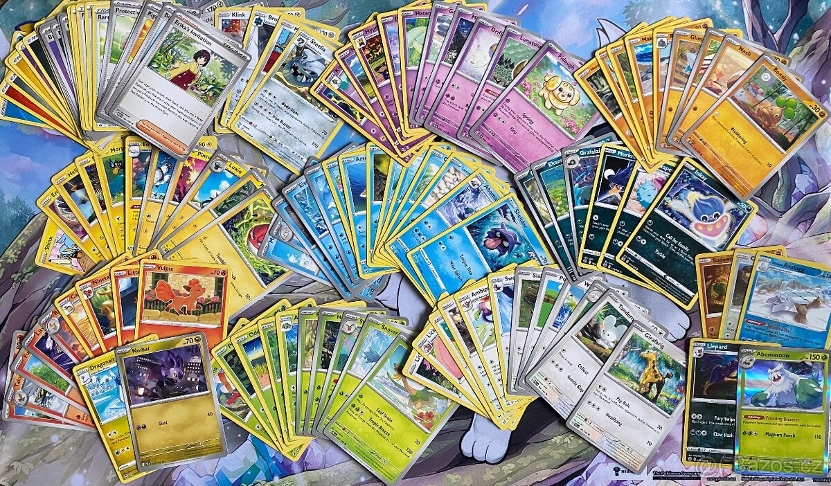 Originální Pokémon karty - 120 ks