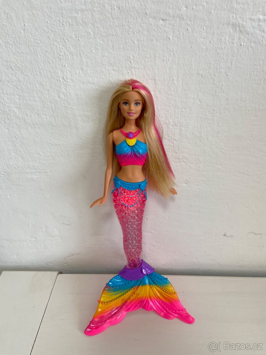 Barbie svítící mořská panna