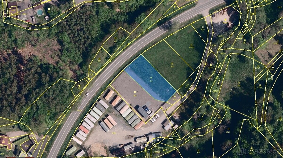 Prodej komerčního pozemku Březnice u Zlína, 1424m2