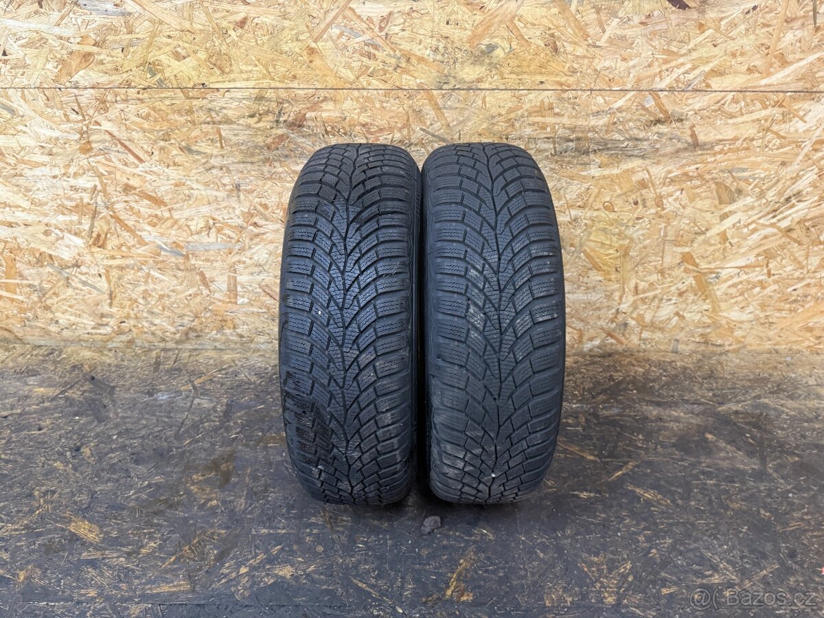 2 KUSY ZIMNÍCH PNEU 195/65R15T CONTINENTAL DOT 2022