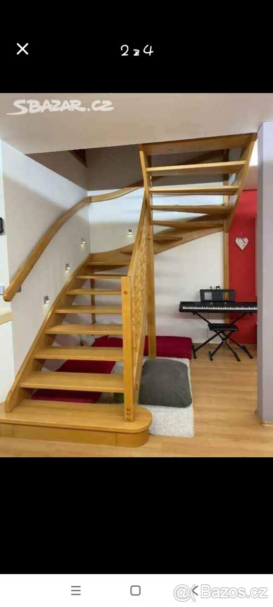 Schodiště z masivu