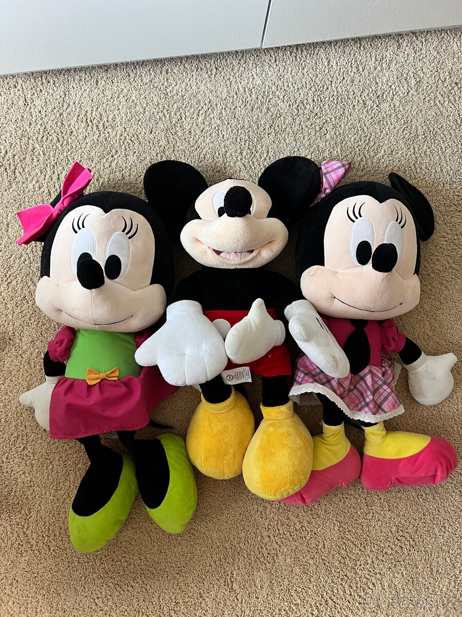 Mickey a Minnie Mouse plyšak