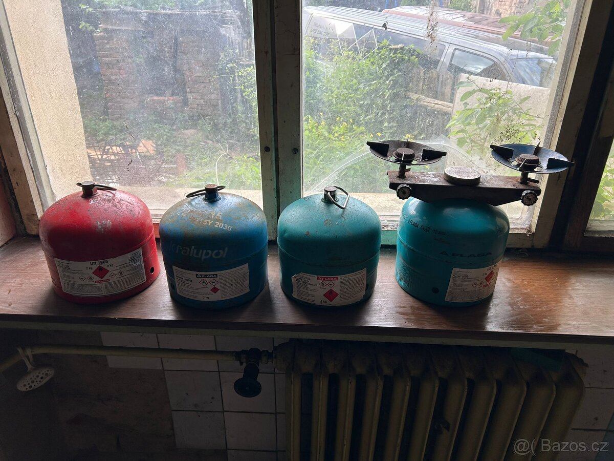 Propanbutanové lahve 2kg