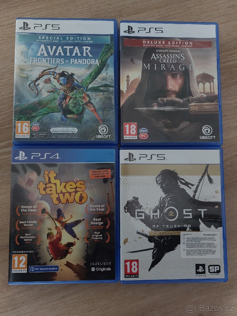 Prodám hry na PlayStation