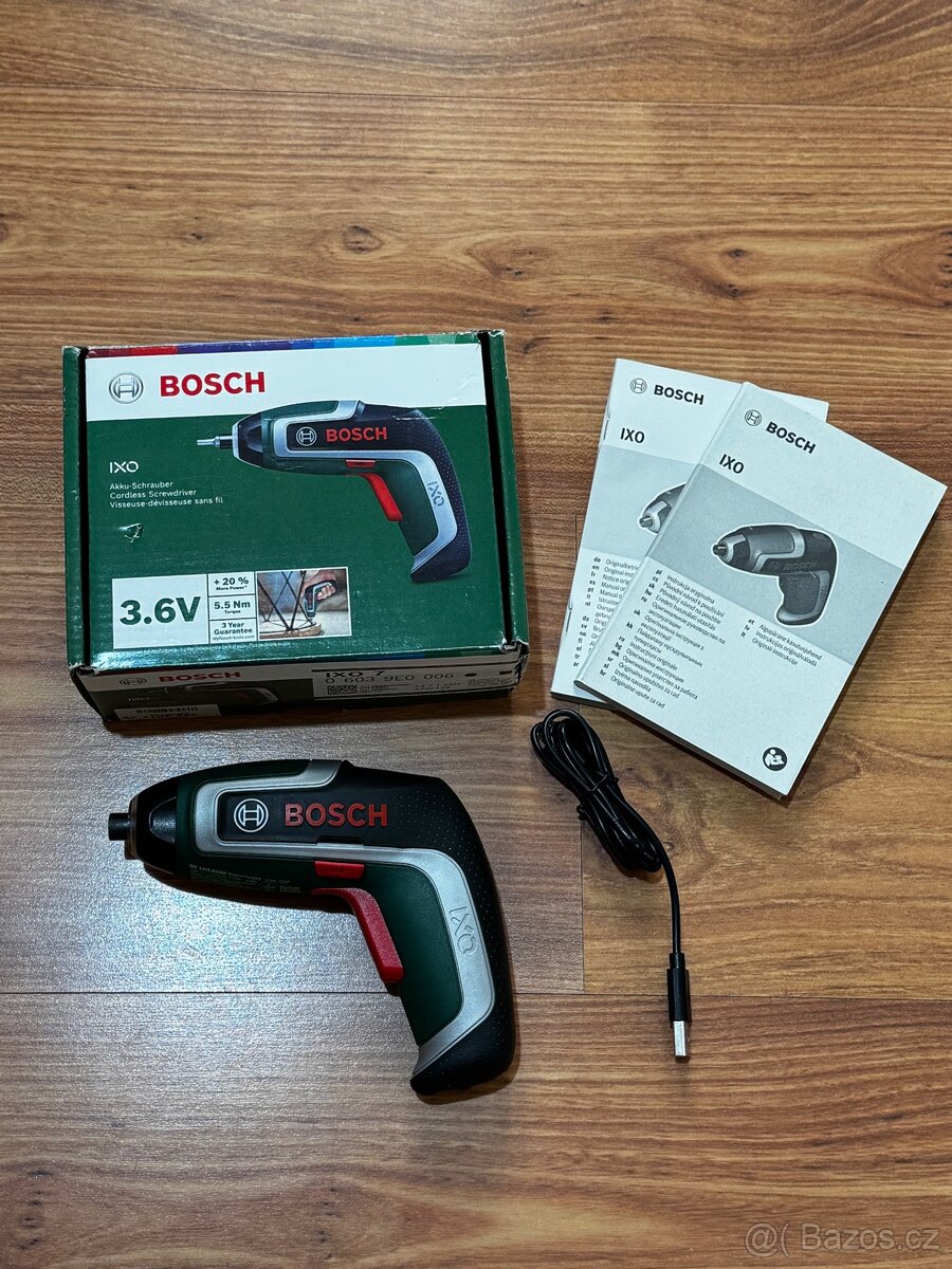 Akumulátorový šroubovák Bosch IXO 7 NOVÝ
