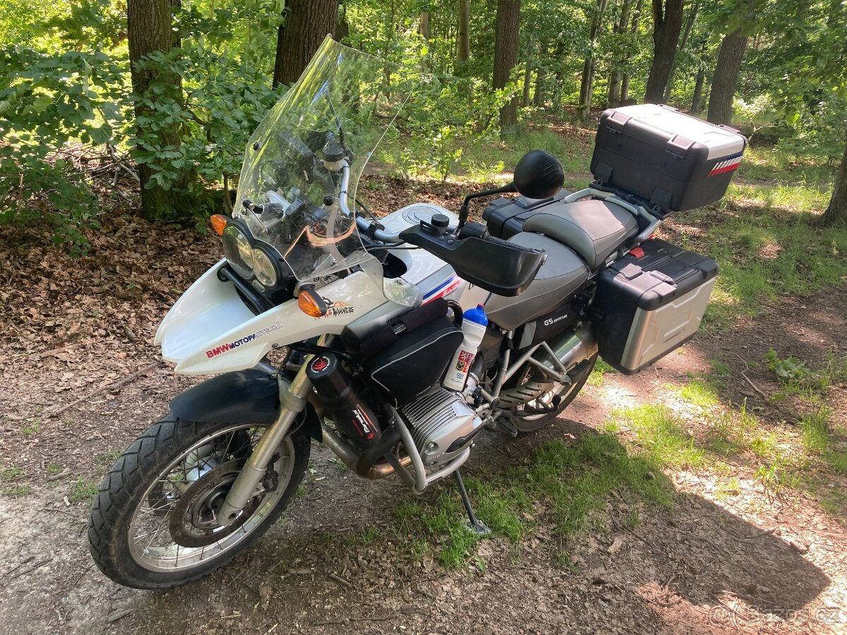 BMW R 1200 GS, cestovní enduro, nájezd jen 76tiABS, padáky,