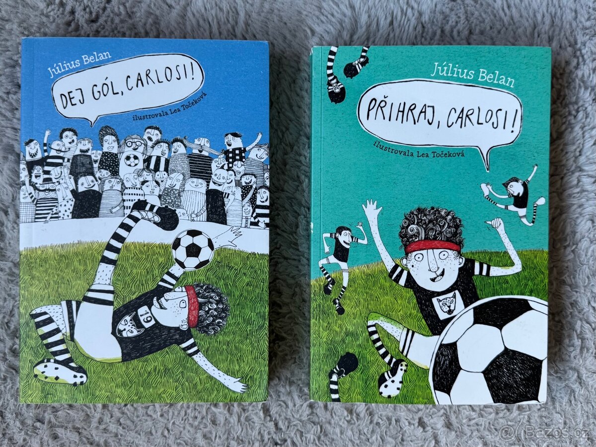 knihy Přihraj Carlosi, Dej gól, Carlosi