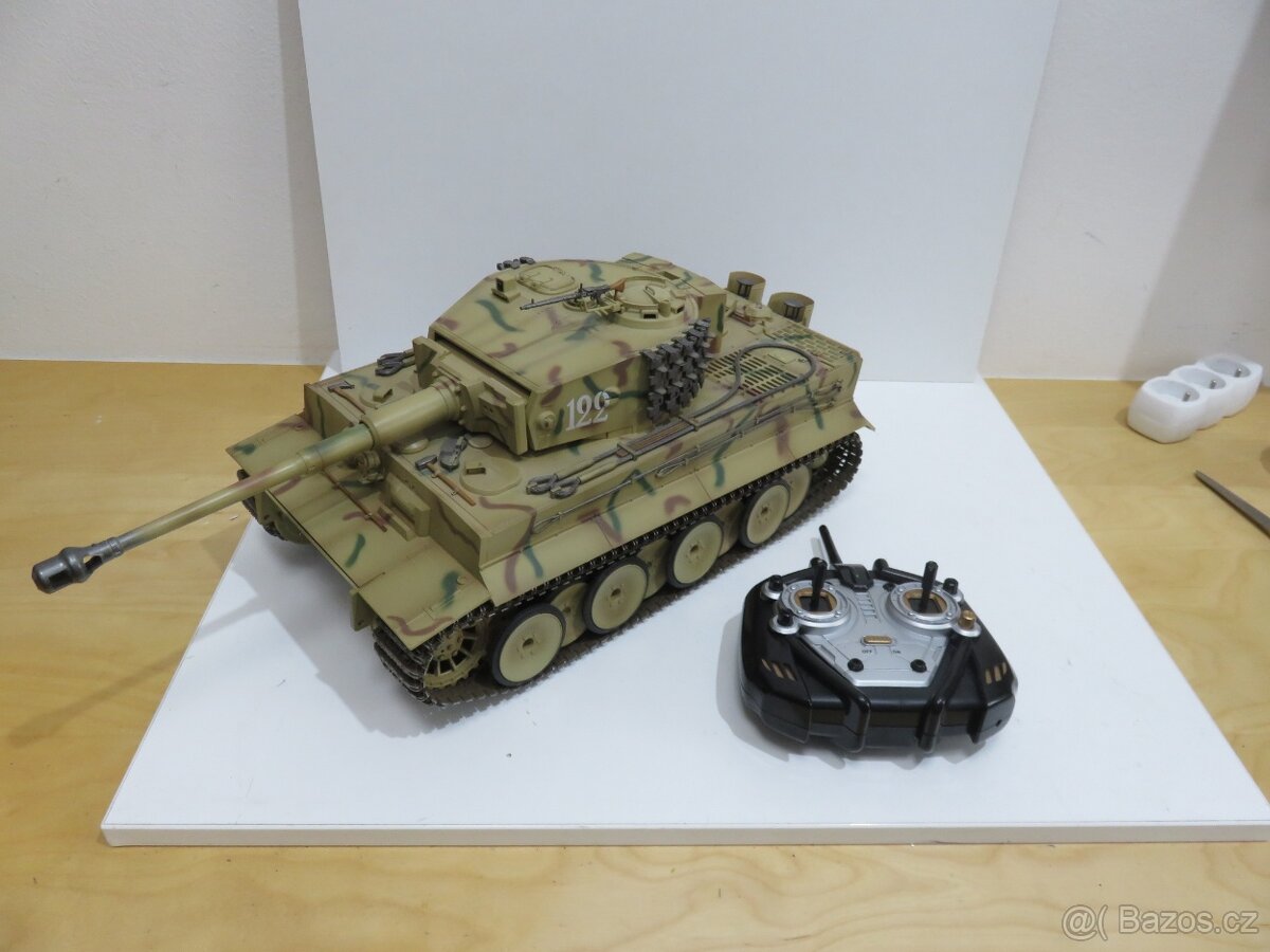 RC mnodel Torro Tiger I. WSN 2,4 GHz pískový1:16
