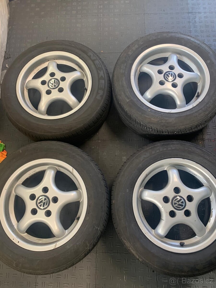 Sada ALU (hliníkových) kol (disků) VW,Audi,Seat,Škoda R15,